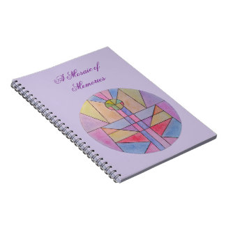 Espiral Caderno de Jornal Mosaico de Memórias