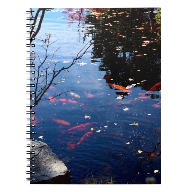 Espiral Caderno de lago de carpas (Frente)