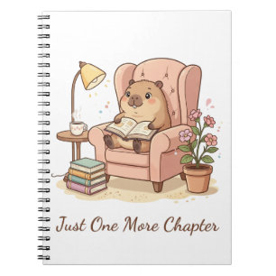 Espiral Caderno de Leituras do Cute Capybara – Só Mais Um 
