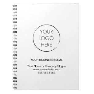 Espiral Caderno de Logo Marca Empresa Comercial