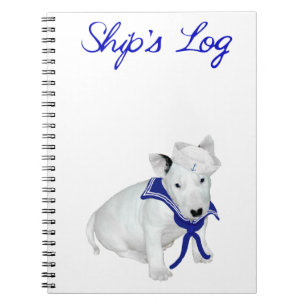 Espiral Caderno de Marinheiro Bull Terrier