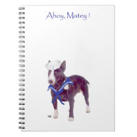 Caderno de Marinheiro Bull Terrier