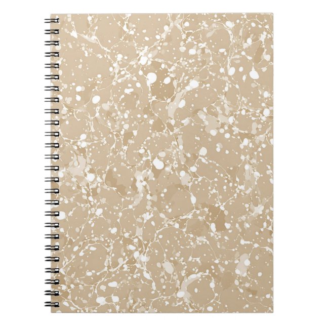Espiral Caderno de Mármore de Arenito (Frente)