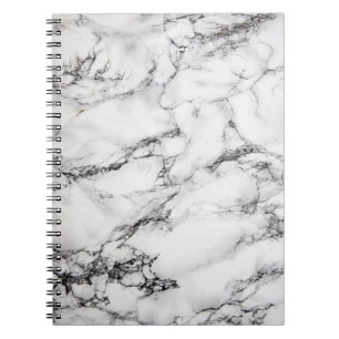 Espiral Caderno de mármore de Carrara