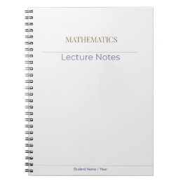 Espiral Caderno de Matemática – Edição Acadêmica Minimalis