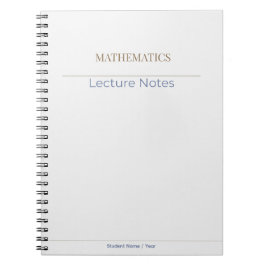 Espiral Caderno de Matemática – Edição Acadêmica Minimalis