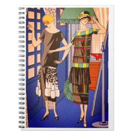 Espiral Caderno de Moda Vintage