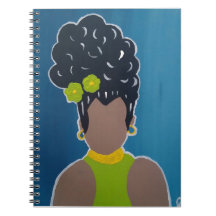 caderno de mulheres afro-americano