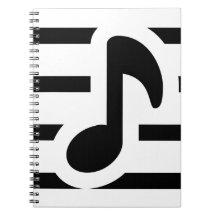 caderno de música.