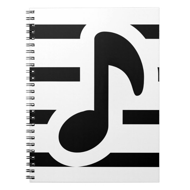 Espiral caderno de música. (Frente)