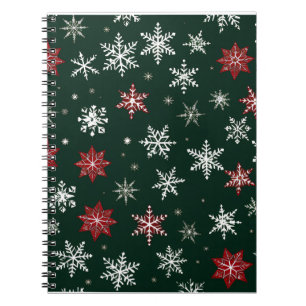 Espiral Caderno de Natal Colorido – Desenho de Inverno Fes