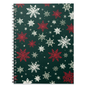 Espiral Caderno de Natal Colorido – Desenho de Inverno Fes