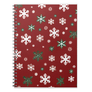 Espiral Caderno de Natal Colorido – Desenho de Inverno Fes