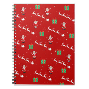 Espiral Caderno de Natal Colorido – Desenho de Inverno Fes