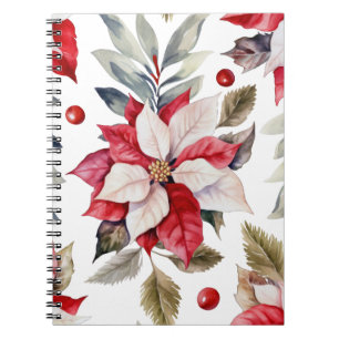 Espiral Caderno de Natal Colorido – Desenho de Inverno Fes