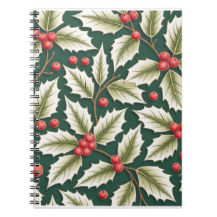 Espiral Caderno de Natal Colorido – Desenho de Inverno Fes