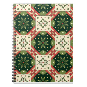 Espiral Caderno de Natal Colorido – Desenho de Inverno Fes