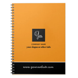 Espiral Caderno de negócios com logotipo personalizado da 