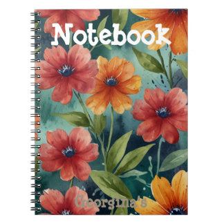 Espiral Caderno de Negócios Minimalista Elegante