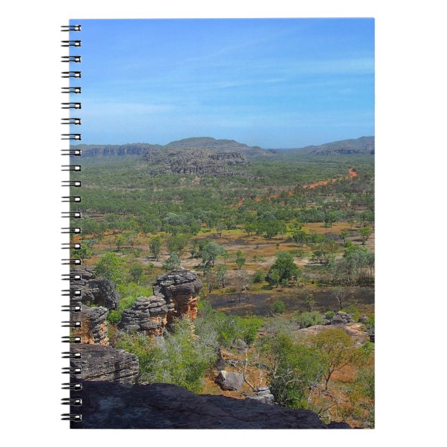 Espiral caderno de outback australiano (Frente)