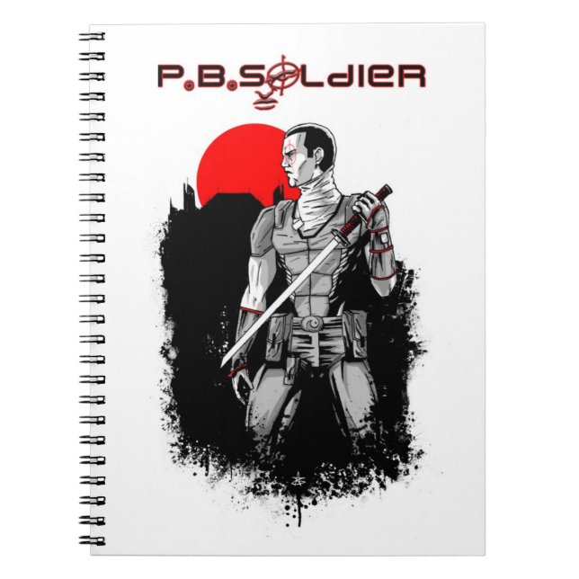 Espiral Caderno de P.B.Soldier (Frente)
