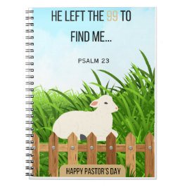 Espiral caderno de pastores, caderno de ovelhas, salmos23