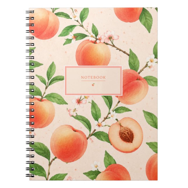 Espiral Caderno de Peaches (Frente)