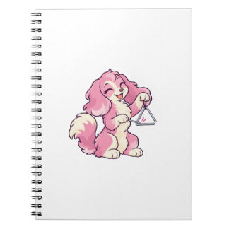 Espiral Caderno de Personagem Aconchegante da Peaches Tria