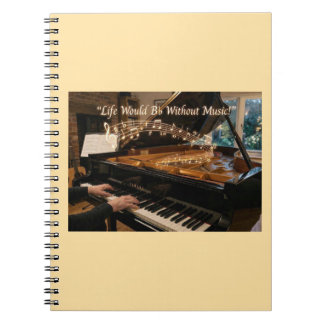 Espiral Caderno de Piano – A Vida Seria Bb Sem Música