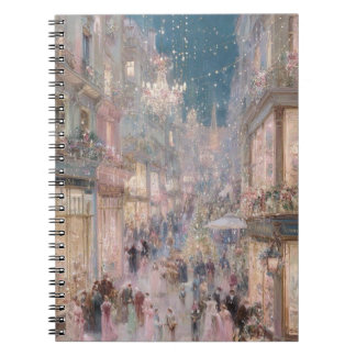 Espiral caderno de pintura vitoriana pastel mágica