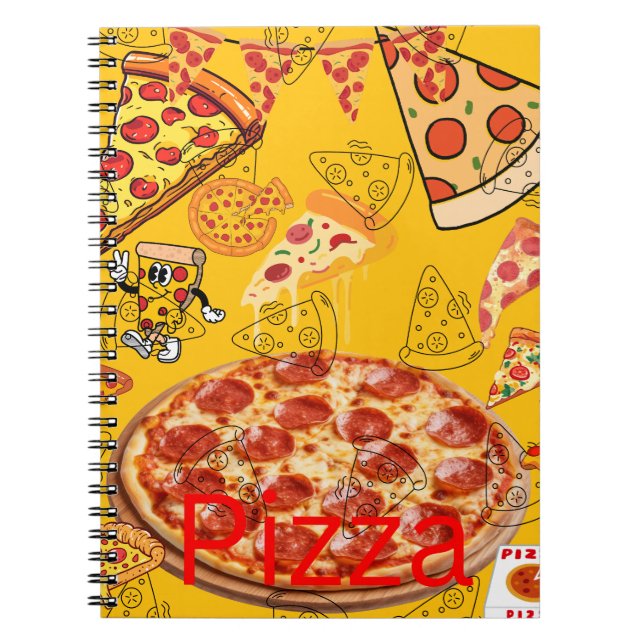 Espiral Caderno de Pizza (Frente)