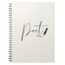 Caderno de Poeta com Letra Manuscrita – Diário de 