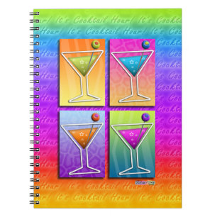 Espiral Caderno de Pop Art MARTINIS - DIÁRIO - JORNAL