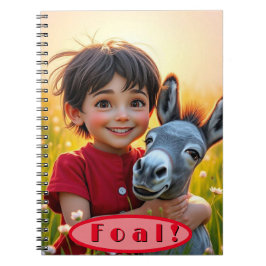 Espiral Caderno de Potros Amigos da Fazenda