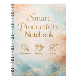 Espiral Caderno de Produtividade Planejamento e Ação Diári