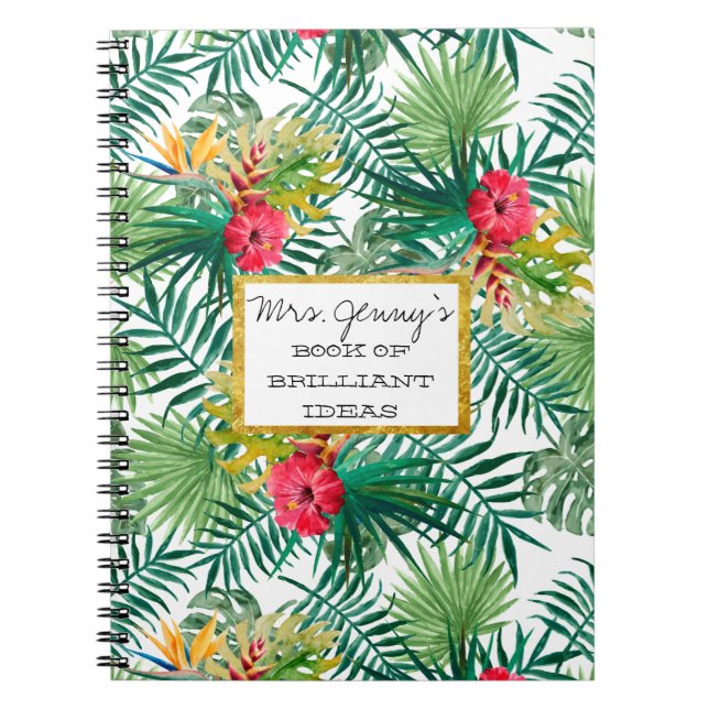 Espiral Caderno de Professor - personalizado - presente (Frente)