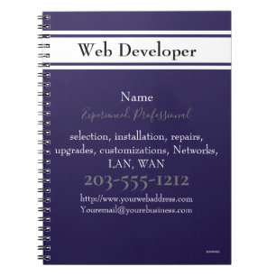 Espiral Caderno de Promoção que você personaliza - HAMbyWG
