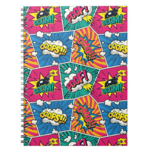 Espiral Caderno de Quadrinhos Pop Art Boom