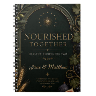 Espiral Caderno de Receitas para Casais Nourished Together
