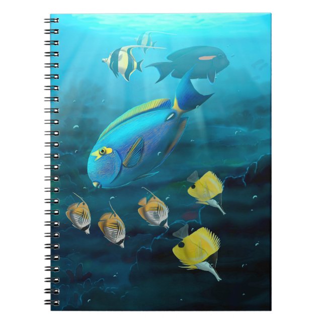 Espiral Caderno de recife de coral (Frente)