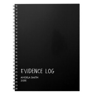 Espiral Caderno de Registro de Evidências – Diário de Humo