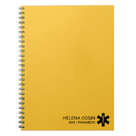Espiral Caderno de Registro de Paramédico de EMS Elegante