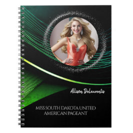 Espiral Caderno de Rehearsal do Concurso Emerald Dust