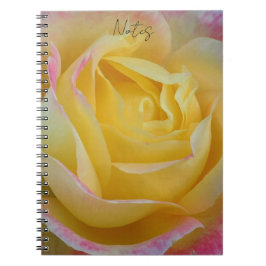 Espiral caderno de rosas atemporais