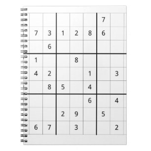 Espiral Caderno de Sudoku