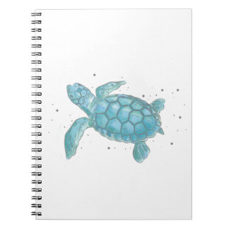 Espiral Caderno de Tartaruga Marinha