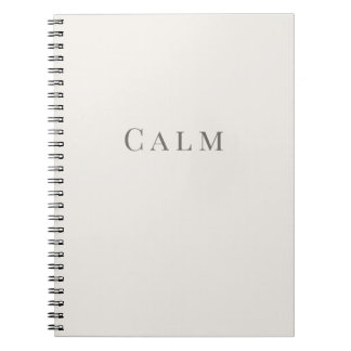 Espiral Caderno de Tipografia Mínima – Calmo