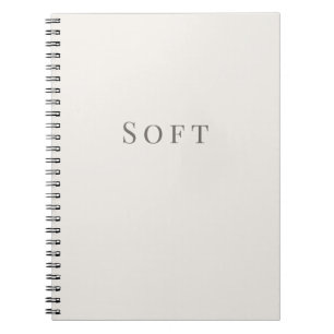 Espiral Caderno de Tipografia Mínima – Soft