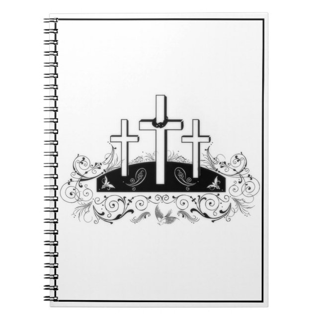 Espiral Caderno de três cruzes (Frente)