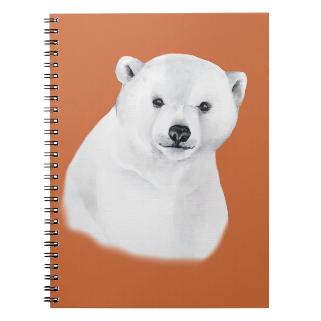 Espiral caderno de urso polar (Frente)